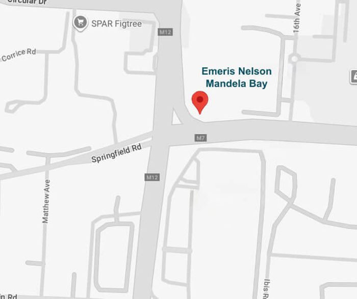 Map to Emeris campus